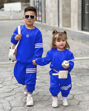 Kids 2Pc Stylish long sleeve Sweater and Jogger set